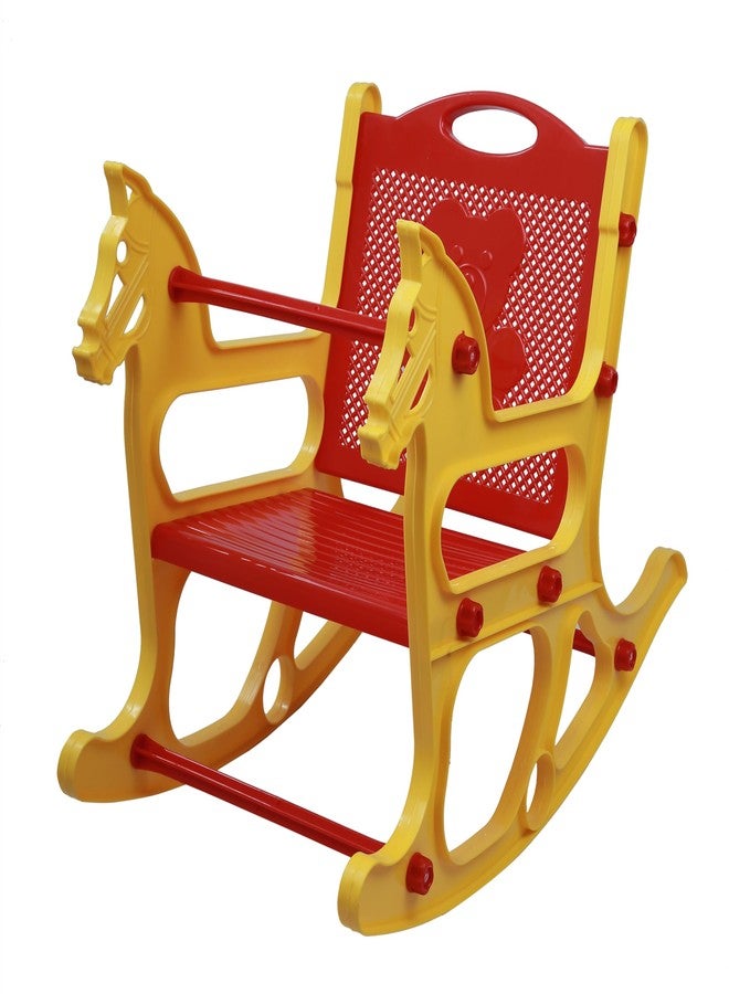 My Giraffe Baby Rocking Chair (Yellow with Red) - 6 Months to 3 Years - Upto 20 kgs - Image 2